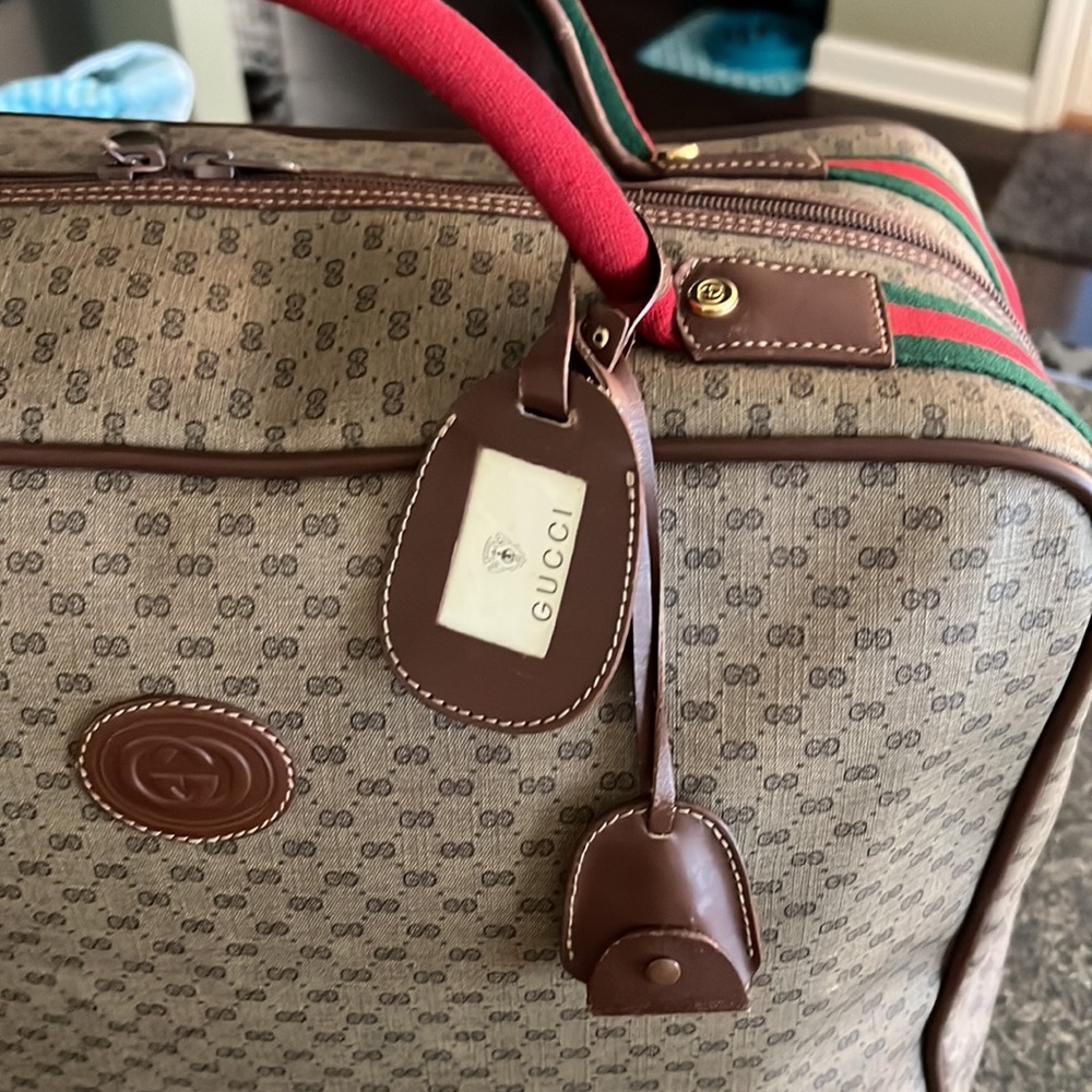 FLASH SALE🔥🔥🔥AUTHENTIC RARE💗 PRISTINE🔥🔥GUCCI CARRY ON/WEEKENDER💗W/COA💗💗💗 - Picture 4 of 17